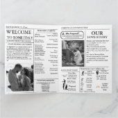 Carte Chronologie du Mariage de journal et infographie d (Intérieur)