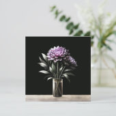 Carte Chrysanthème (Debout devant)