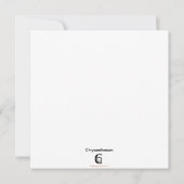 Carte Chrysanthème (Dos)