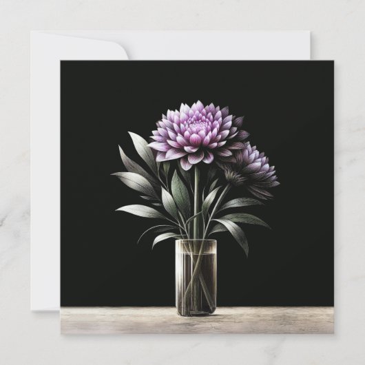 Carte Chrysanthème (Devant)