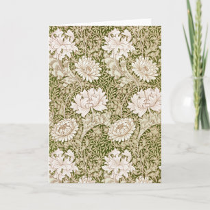 Carte Chrysanthème d'or, William Morris