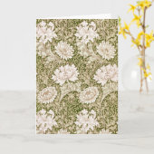 Carte Chrysanthème d'or, William Morris (Fleur jaune)