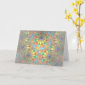 Carte Chrysanthèmes (Fleur jaune)