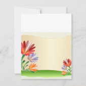 Carte Chrysanthèmes (Dos)