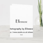 Carte Chrysanthèmes blancs (Dos)