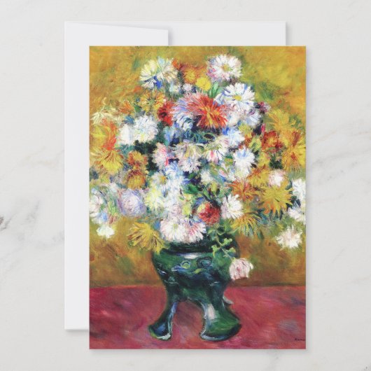 Carte Chrysanthèmes | Renoir (Devant)