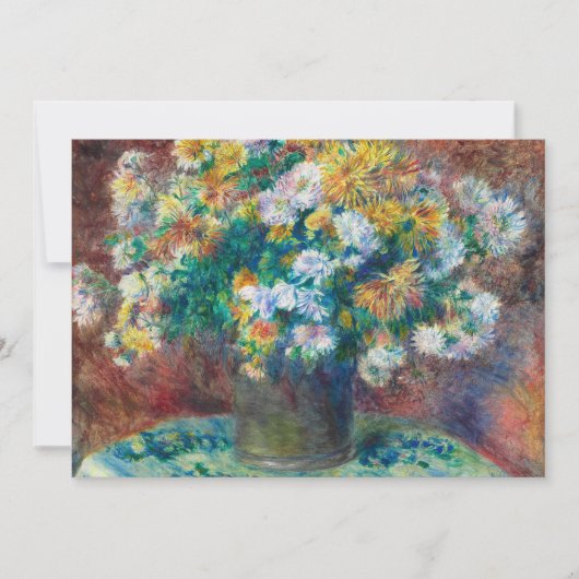 Carte Chrysanthèmes | Renoir (Devant)