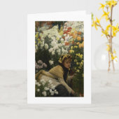 Carte Chrysanthèmes (vendeur de fleur) (Fleur jaune)