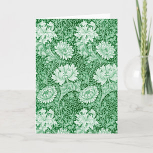 Carte Chrysanthemum Green, William Morris