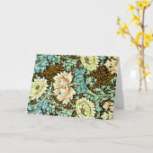 Carte Chrysanthemum Pastels de William Morris, (Fleur jaune)