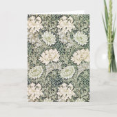 Carte Chrysanthemum, William Morris (Devant)