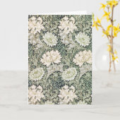 Carte Chrysanthemum, William Morris (Fleur jaune)