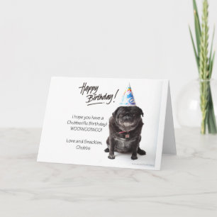 Carte Chubbs The Wampug Birthday Card
