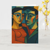 Carte Chuchotement d'amour (Fleur jaune)