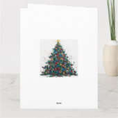 Carte Chuchotements joyeux près de l'arbre (Dos)