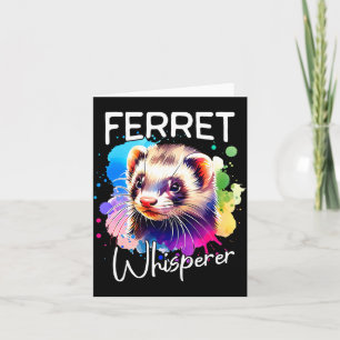 Carte Chuchoteur de furet Confort Couleurs Adulte Lourds