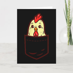 Carte Chuchoteur de poulet Cket Mignon Ultry Animal de f