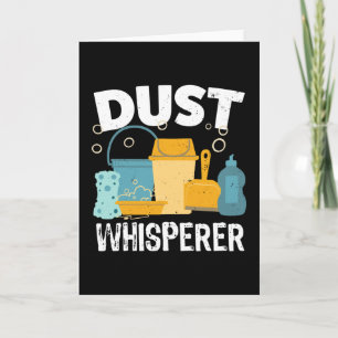 Carte Chuchoteuse de poussière Drôle de nettoyage Cadeau