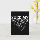 Carte Chuck My Shuttle — (Fleur jaune)