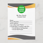Carte Church Guest Connect avec logo (Devant)