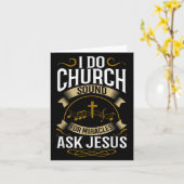 Carte Church Sound Engineer O System Music Christian (Fleur jaune)