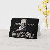 Carte Churchill sur conservateurs et libéraux (Fleur jaune)