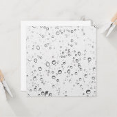 Carte Chute des gouttes de pluie (Devant/Arrière en situation)