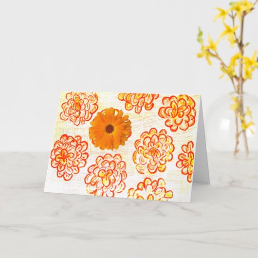 Carte Chute Du Soleil (Fleur jaune)