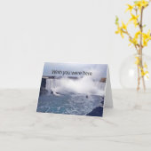 Carte Chute en fer à cheval (Fleur jaune)