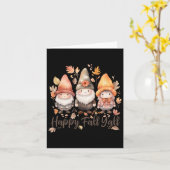 Carte Chute Joyeuse Y'all Gnomes Lit d'Halloween femmes (Fleur jaune)