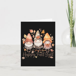 Carte Chute Joyeuse Y'all Gnomes Lit d'Halloween femmes