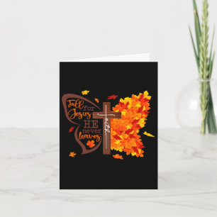 Carte Chute Pour Jésus Il N'A Jamais Feuille Butterfly C