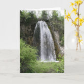 Carte Chutes de poisson rouge (Fleur jaune)