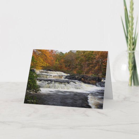 Carte Chutes de Shohola à l'automne (2) (Devant)