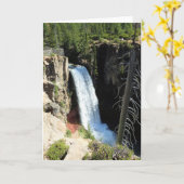 Carte Chutes de Tumalo, Bend, Oregon (Fleur jaune)