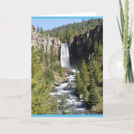 Carte Chutes de Tumalo, Bend, Oregon (Devant)