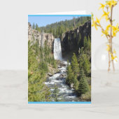 Carte Chutes de Tumalo, Bend, Oregon (Fleur jaune)