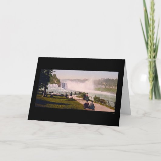 Carte Chutes du Niagara 1901 de point de perspective (Devant)