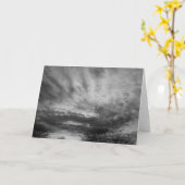 Carte Chutes du soir / Noir (Fleur jaune)