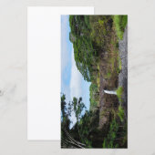 Carte chutes wai'ale dans le parc d'état de la rivière w (Devant / Derrière)