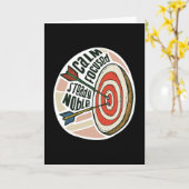 Carte Cible du tir à l'arc (Fleur jaune)