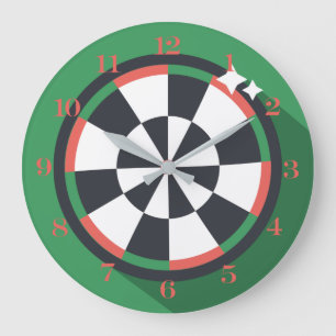 Carte cible grande horloge
