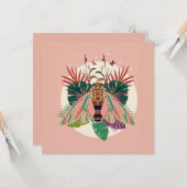 Carte Cicada Tropical (Devant/Arrière en situation)