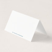 Carte Ciel Bleu Avec Traînées de Nuages (Back)