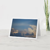 Carte Ciel bleu et nuages blancs, Arrière - plan Skyscap (Devant)