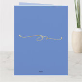 Carte Ciel bleu, Kandinsky 1940 (Dos)