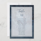 Carte Ciel céleste avec tableau d'assise (Devant)