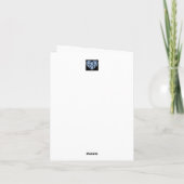 Carte Ciel de la Saint Valentin à deux lunes (Dos)