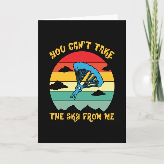 Carte Ciel de moi Skydiver Skydiver (Devant)