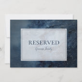 Carte Ciel de nuit céleste avec cadre réservé Signal (Dos)